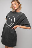 Smiley Face T-Shirt Dress