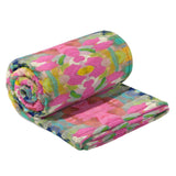 Pink Paradise Fleece Blanket - Laura Park