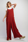 Wide Leg Jumpsuit Pants