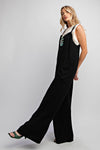 Wide Leg Jumpsuit Pants