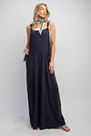 Wide Leg Jumpsuit Pants