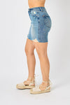 Distressed Denim Skirt - Judy Blue