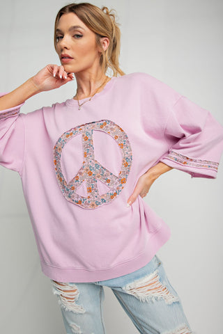 Peace Sign Pullover