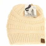 Criss-Cross Knit Beanie