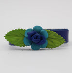 Leather Rose Bracelet