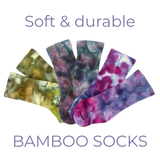 Bamboo Hand Dyed Socks Luscious & Strong