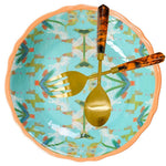 English Garden Turquoise Melamine