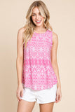 Terry Ruffle Tank