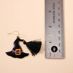 Witch Hat Tassels Earrings