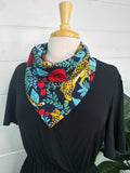 Jaguars Red Roses Bandana