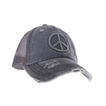 Peace Sign Pony Hat