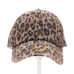 Cheetah Washed Ponytail Hat