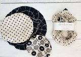 Midnight Garden Reusable Fabric Bowl Covers