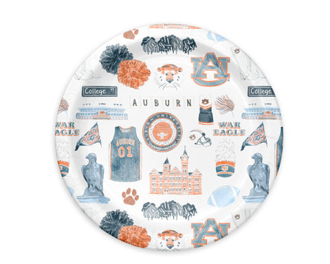 Auburn Paper Plate Pack