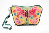 Leather Butterfly Wristlet