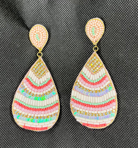 Pink Sofia Earrings