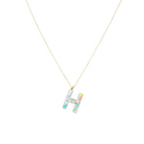 Sophie Glitter Initial Necklace