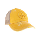 Peace Sign Pony Hat