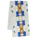 Monet's Garden Navy Tea Towel - Laura Park