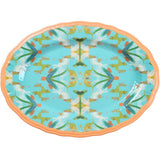 English Garden Turquoise Melamine