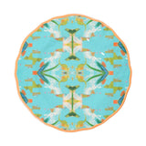 English Garden Turquoise Melamine