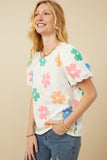 Puff Sleeve Daisy Top