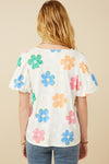 Puff Sleeve Daisy Top