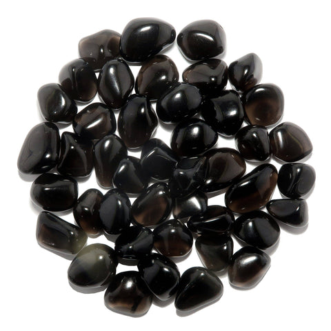 Tumbled Black Obsidian